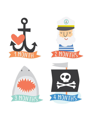 Lucy Darling Little Captain Monthly Stickers