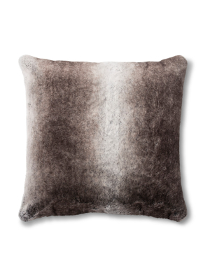 Neutral Faux Fur Throw Pillow - Threshold™