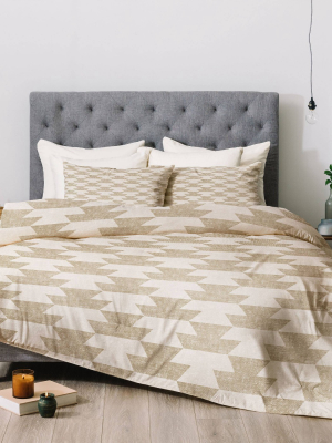 Little Arrow Design Co Boho Geometric Aztec Comforter Set - Deny Designs