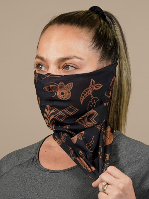 Golden Ornaments Neck Gaiter