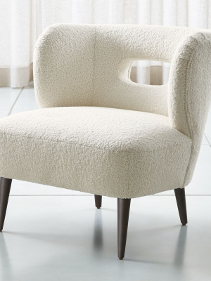 Mimi Vegan Lambskin Chair