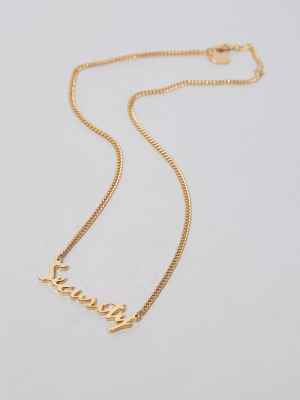 Security Necklace - Gold