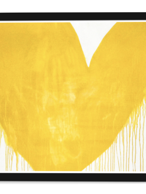 Drenched In Love Drippy Heart Art Print