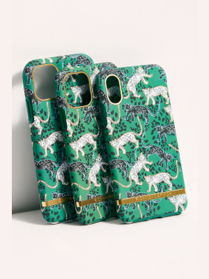 Green Leopard Phone Case