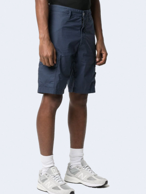 Shorts With Side Pockets In Dark Blue