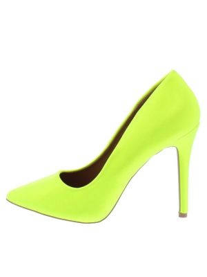 Show70 Neon Yellow Women's Heel