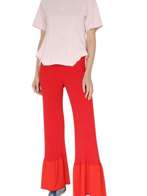 Stella Mccartney Ribbed Knit Trousers