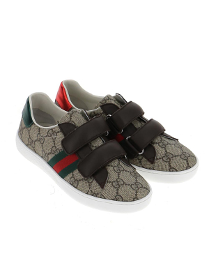 Gucci Kids Ace Gg Supreme Sneakers