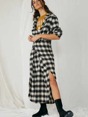 Long Sleeve Wrap Dress