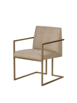 Ashton Arm Chair - Marley Hemp