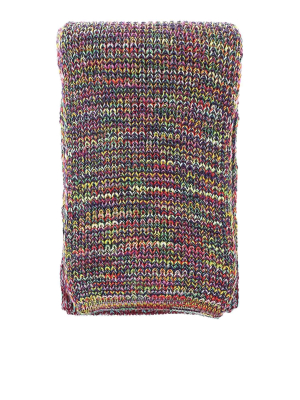 Missoni Striped Marl Knit Scarf