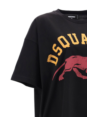 Dsquared2 Logo Print Crewneck T-shirt