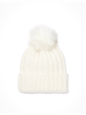 Ae Ribbed Pom Beanie