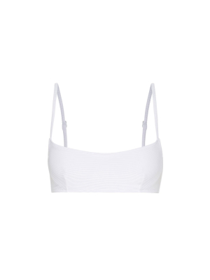 Signature Bralette Top - White