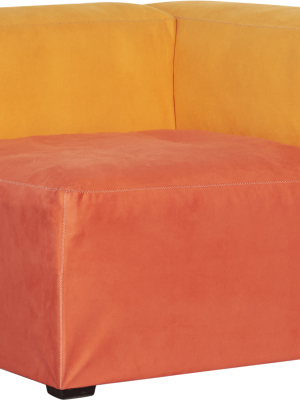 Hay Mags Soft Modular Sofa – Goldenrod / Orange – Right Corner