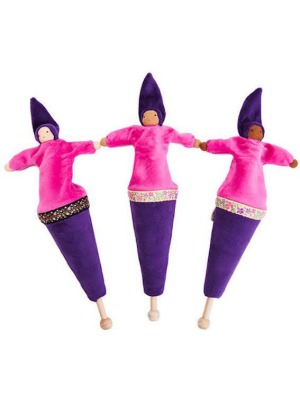 Cone Puppet Girl Dolls