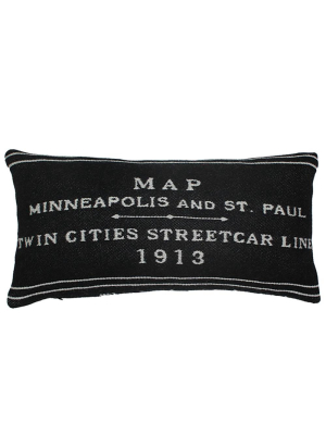 Minneapolis-saint Paul Lumbar Pillow Case