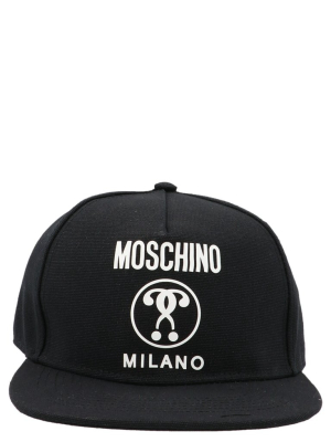 Moschino Double Question Mark Baseball Cap