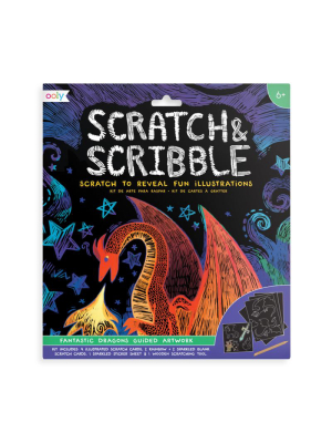 Scratch And Scribble Scratch Art Kit Dragons