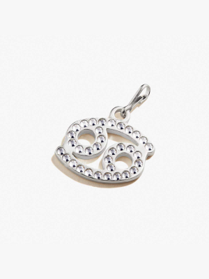 Cancer Zodiac Pavé Crystal Charm