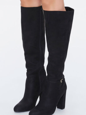 Knee-high Buckled Boots