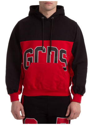 Gcds Logo Print Drawstring Hoodie