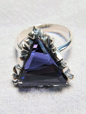 Trinity Dark Sapphire Ring