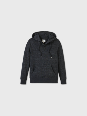 Men's Standard Fit Light Weight Henley Hoodie - Goodfellow & Co™