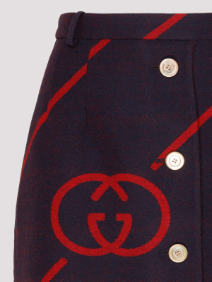 Gucci Interlocking G Reversible Skirt