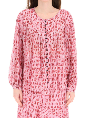 Isabel Marant Étoile Sorionea Patterned Blouse