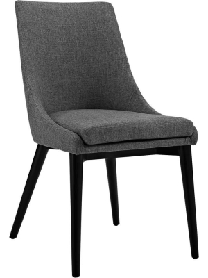 Victoria Fabric Dining Chair Gray