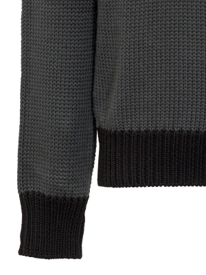 Gcds Cable Knit Ribbed Sweater