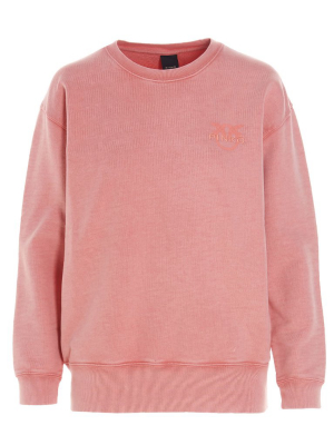 Pinko Logo Embroidered Crewneck Sweatshirt