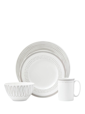 Charlotte Street East Char Grey East 4 Piece Place Setting