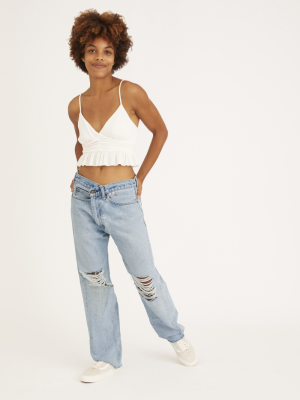 Urban Renewal Recycled Crossover Destroyed Jean