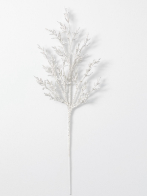 Sullivans Artificial Iced Branch 30.5"h White