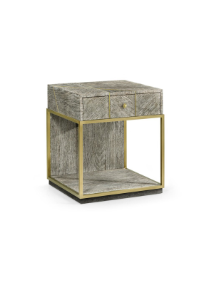 Geometric Bedside Table