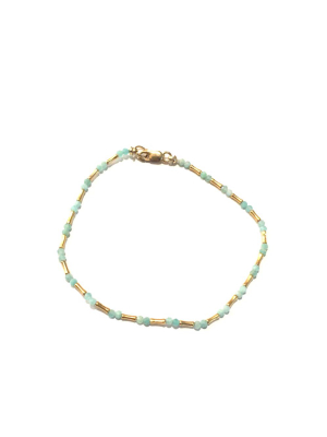 Amazonite & Gold Vermeil Bracelet