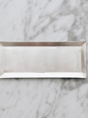 Silver Plated Dish - Rectangle, Long