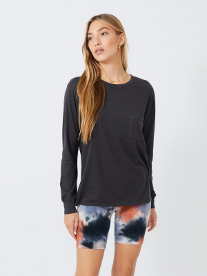 Long Sleeve Ex-boyfriend Pocket Crew