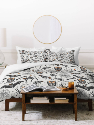 Deny Designs Heather Dutton Halloween Xray Comforter Set