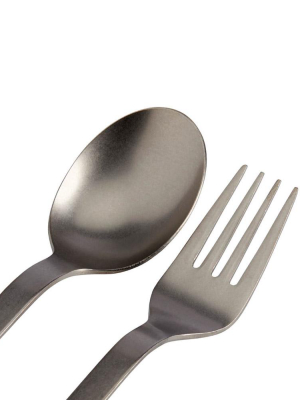 Titanium Fork & Spoon Set