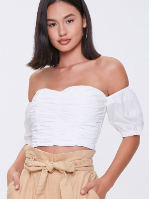 Sweetheart Off-the-shoulder Top