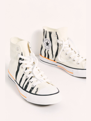 Chuck Taylor All Star-hi Zebra Sneakers