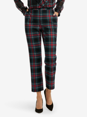 Cropped Pant In Georgia Plaid