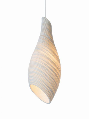 Nest Scraplight Pendant White In Various Sizes