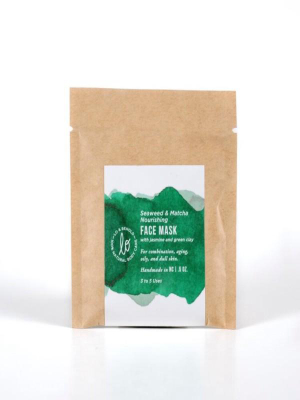 Seaweed & Matcha Nourishing Face Mask Pouch