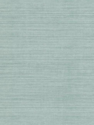 Silk Elegance Vinyl Wallpaper In Sky Blue From The Ronald Redding 24 Karat Collection By York Wallcoverings