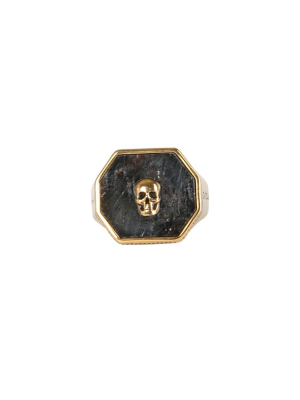 Alexander Mcqueen Skull Stone Ring