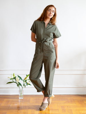 Olive Patty Worksuit